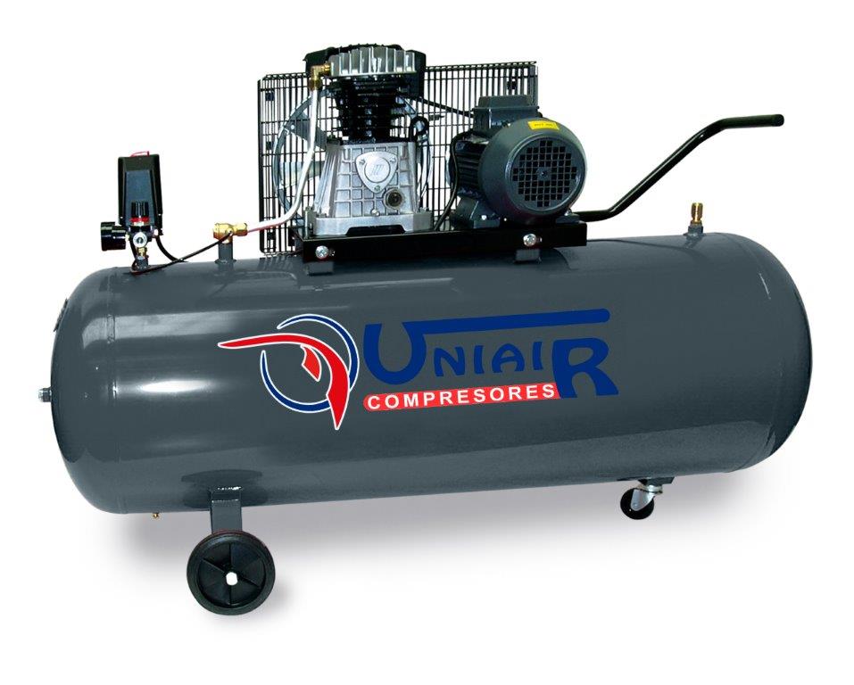 Compresor de pistón 3CV 200L Trifásico | UNIAIR