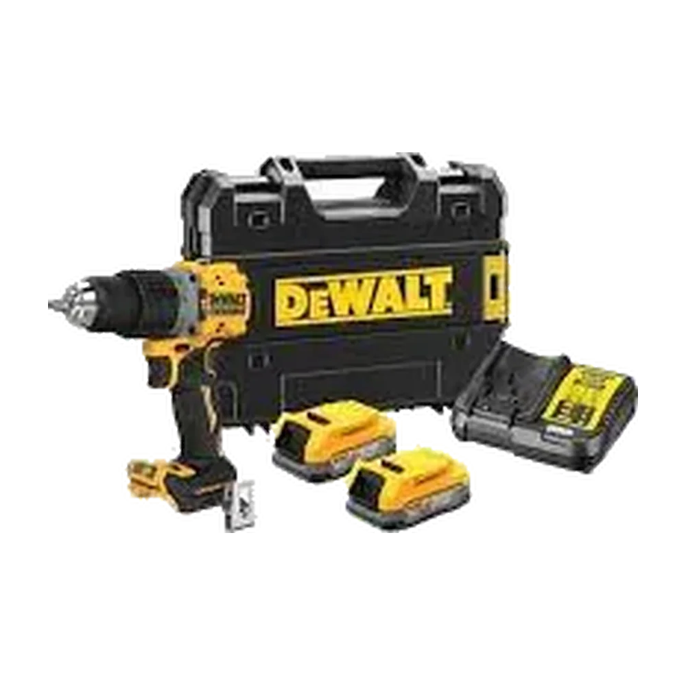 Kit de taladro percutor DeWalt XR 18V POWERSTACK DCD805E2T-QW
