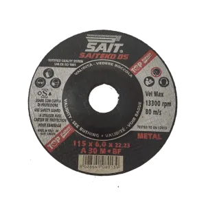 Disco de repaso para metal 115 × 6 × 22,23 mm SAIT
