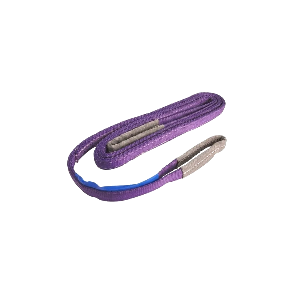 Eslinga plana morada Forwei con capacidad nominal de 1 tonelada