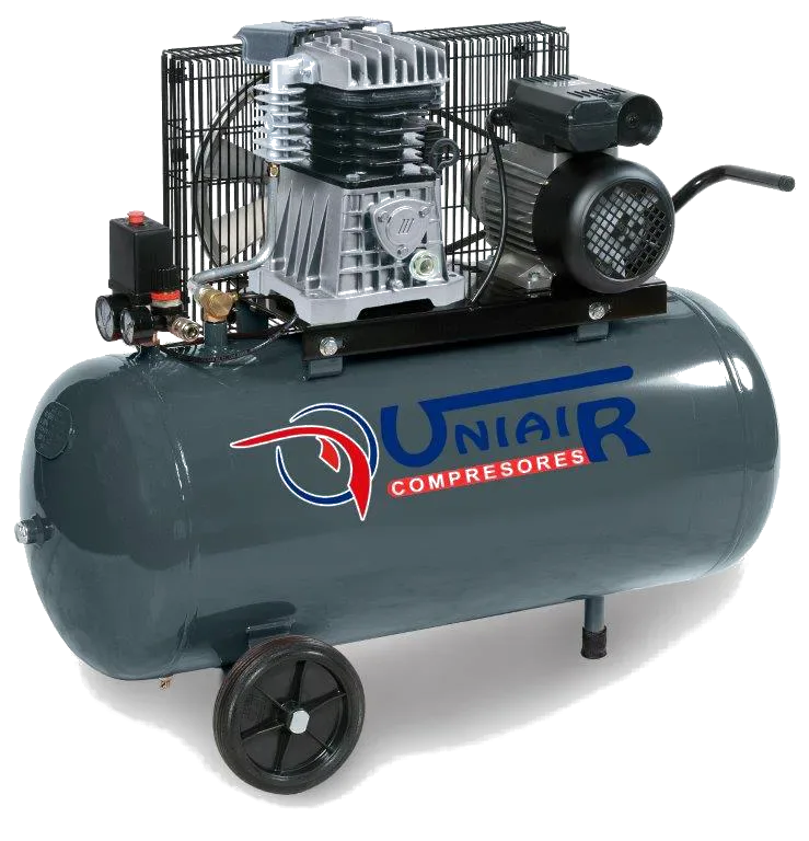 Imagen transparente compresor Uniair 100 litros