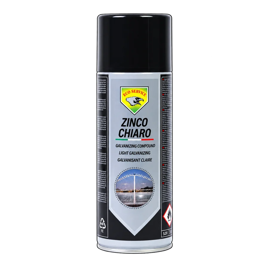 Spray de galvanizado en frío ECO SERVICE Zinco Chiaro de 400 ml