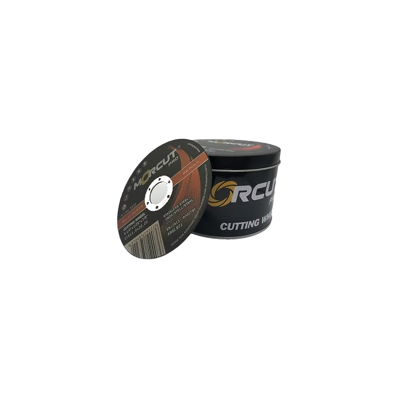 Disco de corte MORCUT PRO 115×1 mm para acero e inox