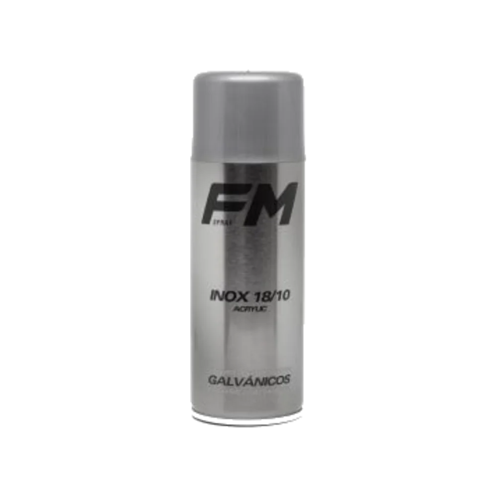 Spray de pintura acrílica acabado inox FM