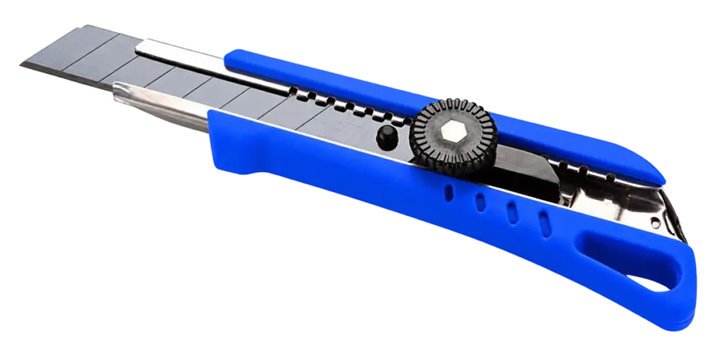 Cúter Alyco de 18 mm con ruleta de seguridad