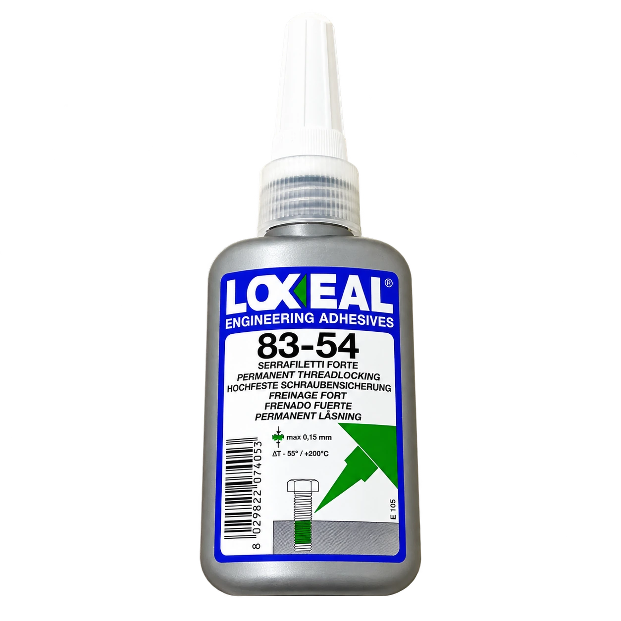 Fijador de roscas de alta resistencia Loxeal 83-54 · 50 ml — envase individual